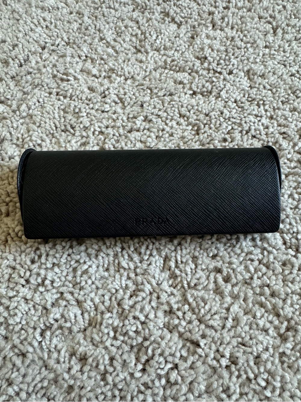 Prada Velvet Hard Case Glasses Sunglasses Case Black Magnet Snap